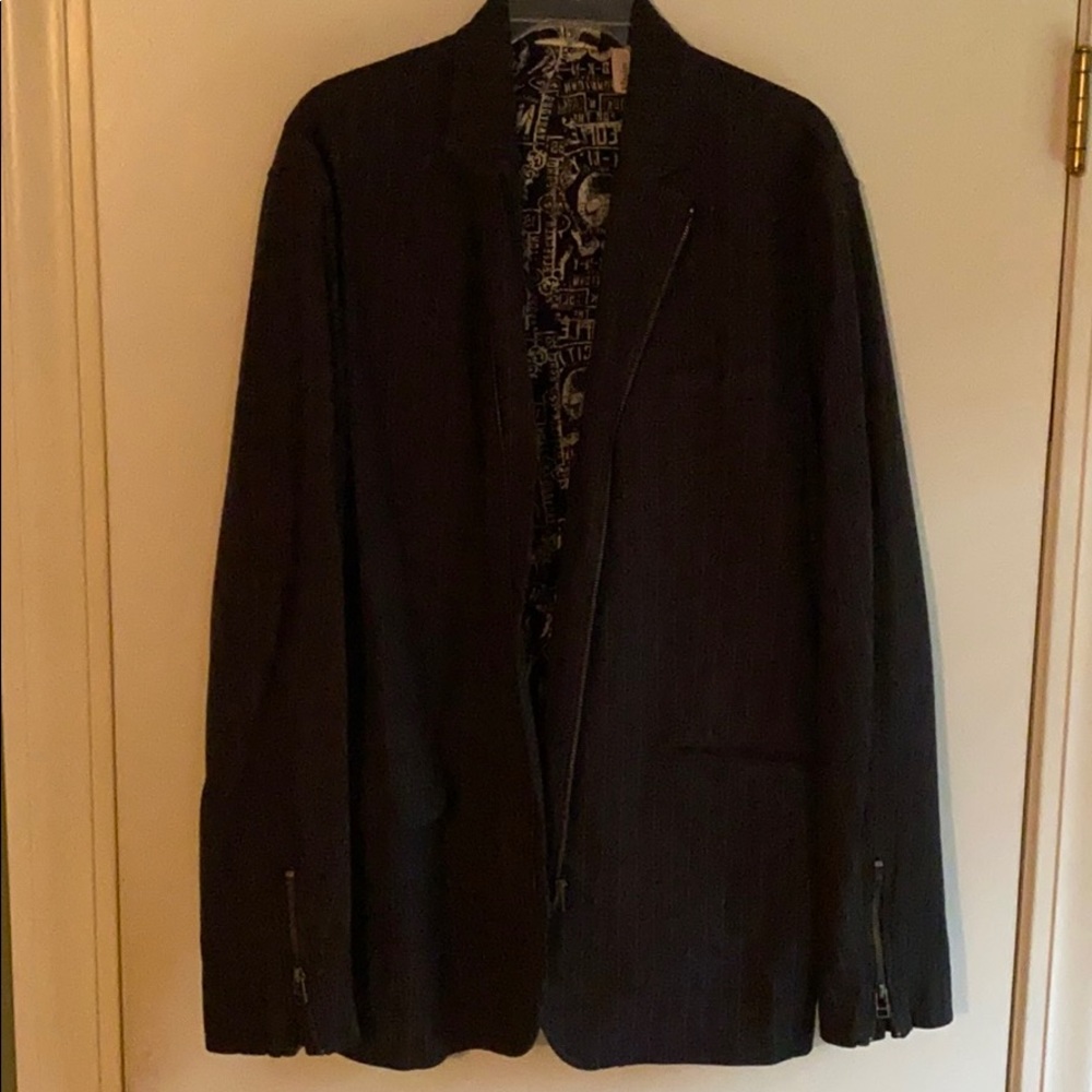 DKNY Charcoal Gray Lightweight Jacket
